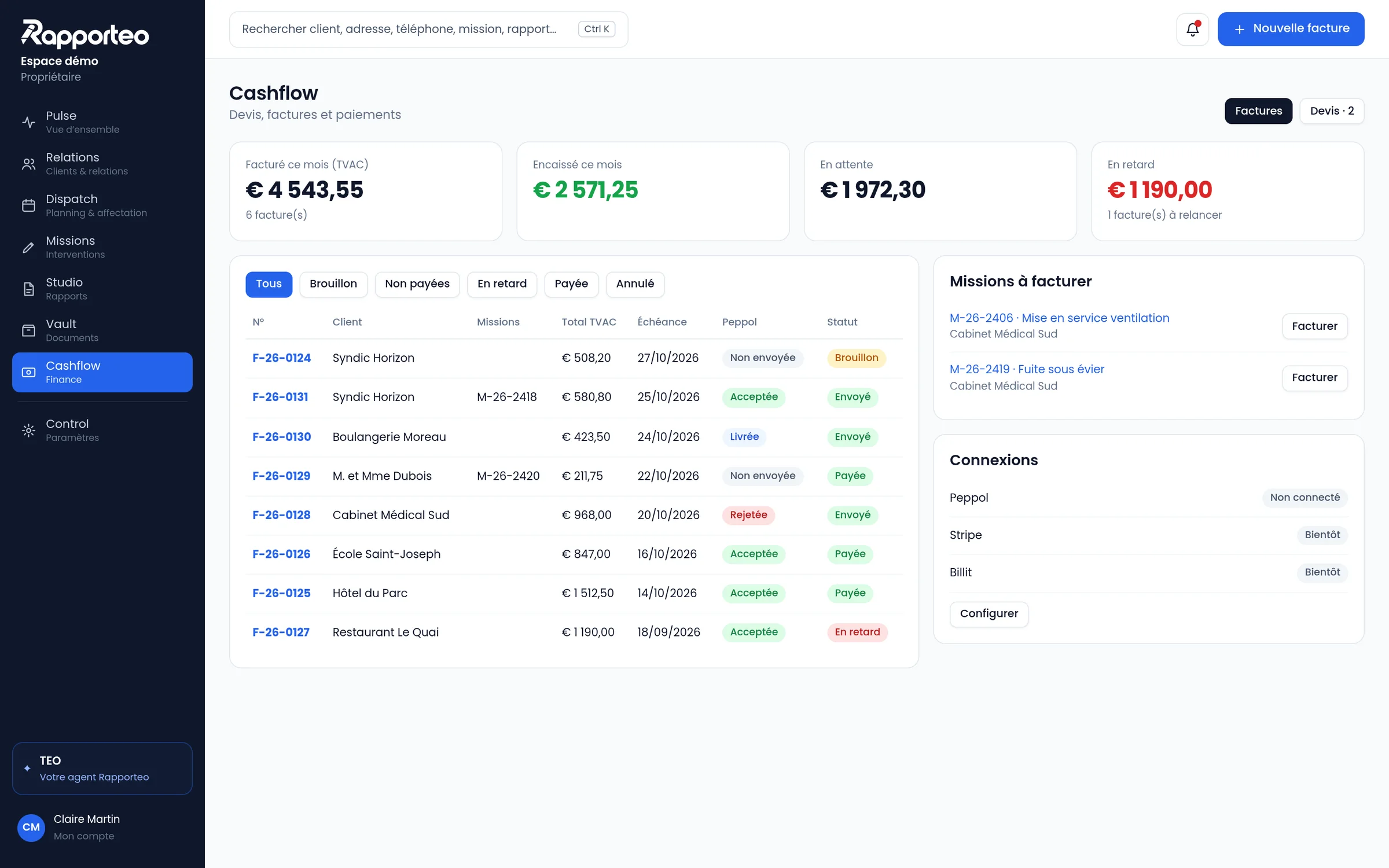 Rapporteo cashflow v2