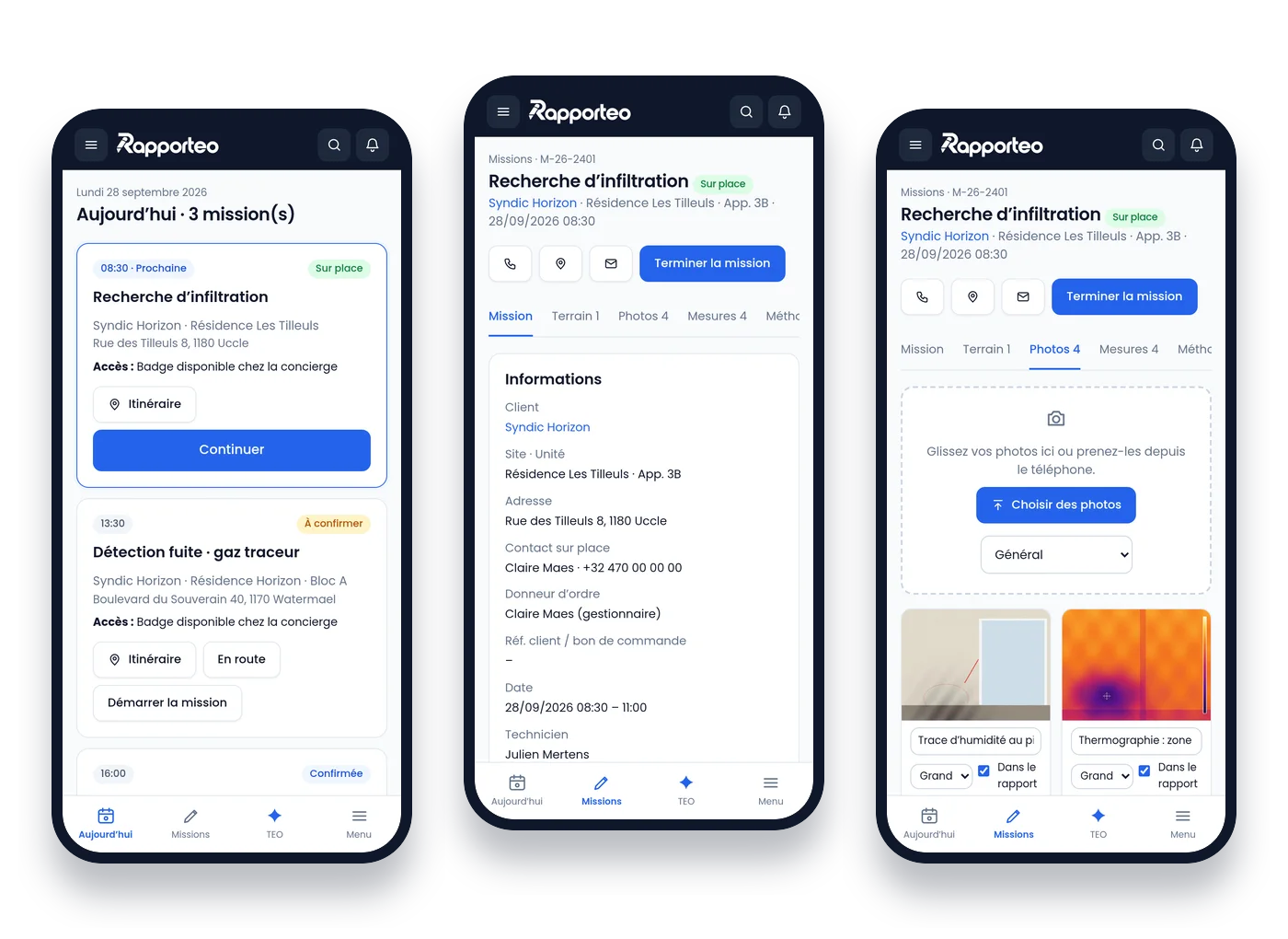Rapporteo mobile v2